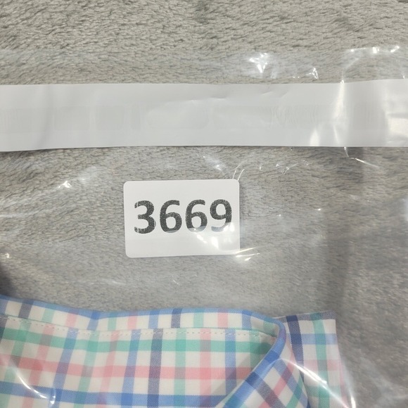 Vineyard Vines Shirt Mens Large Classic Fit Whale Colorful Gingham Check - Picture 10 of 10